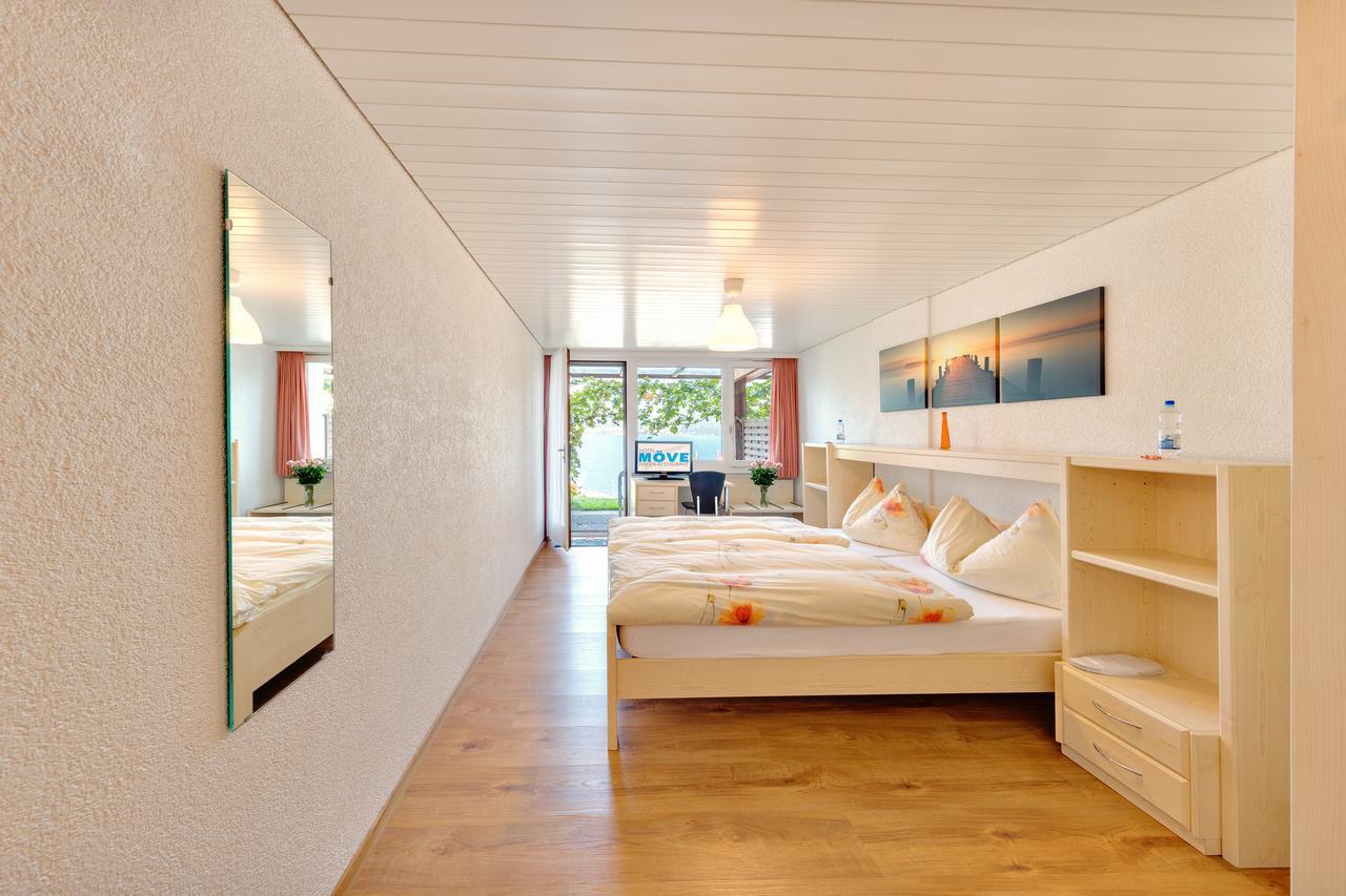 Hotel Restaurant Moeve Faulensee Bagian luar foto