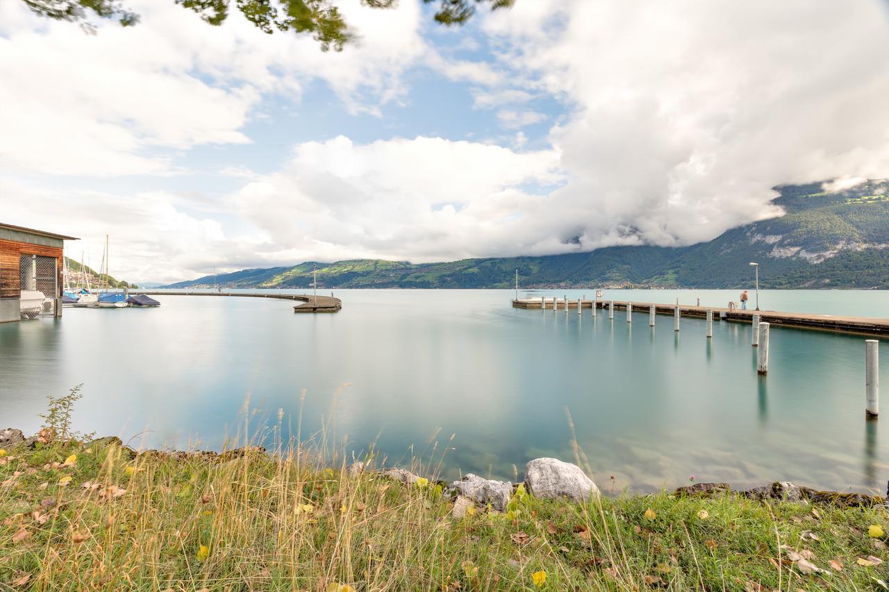 Hotel Restaurant Moeve Faulensee Bagian luar foto