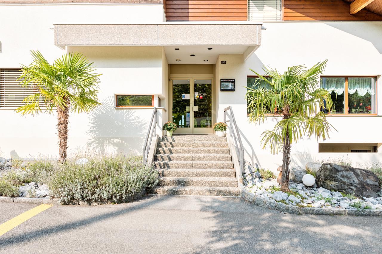 Hotel Restaurant Moeve Faulensee Bagian luar foto